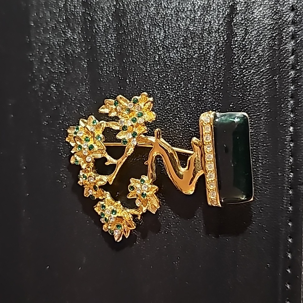 Vintage Brooch - Bonsai Tree